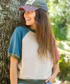 Natural Life Colorblock Raglan Sweatshirt