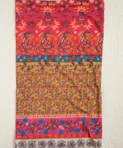 Natural Life Border Print Boho Bandeau Accessories