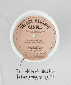 Natural Life Secret Message Candle HOME & LIVING