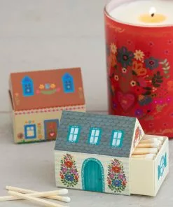 Natural Life HOME & LIVING Set Of 2 Cottage Matchboxes