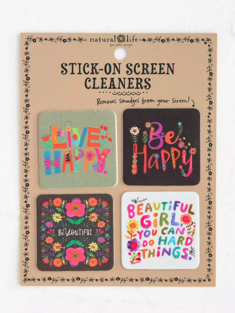 Natural Life Stick-On Screen Cleaner Set NEW & TRENDING 3 Natural Life Stick-On Screen Cleaner Set NEW & TRENDING