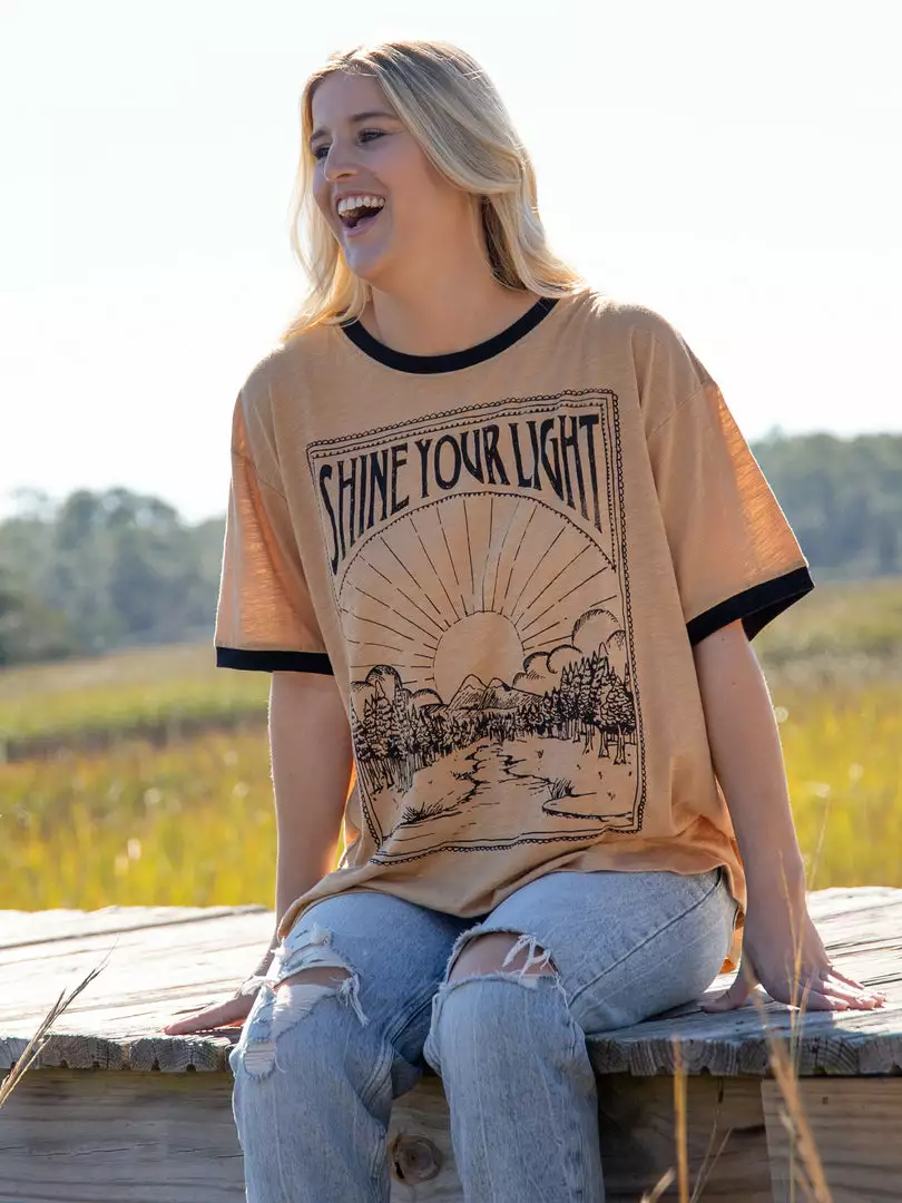 Natural Life Ringer Tee 8 Natural Life Ringer Tee