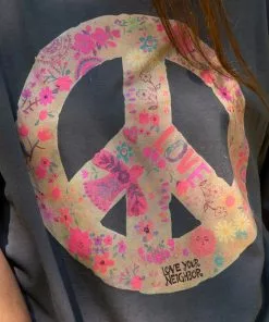 Natural Life SUMMER SHOP Remi Distressed Tee