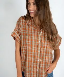 Natural Life NEW & TRENDING Allie Buttondown Top