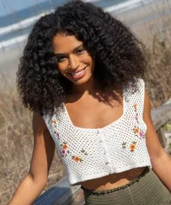 Natural Life Embroidered Hazel Vest NEW & TRENDING