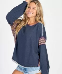 Natural Life Trim Sweatshirt