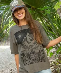 Natural Life SUMMER SHOP Remi Distressed Tee