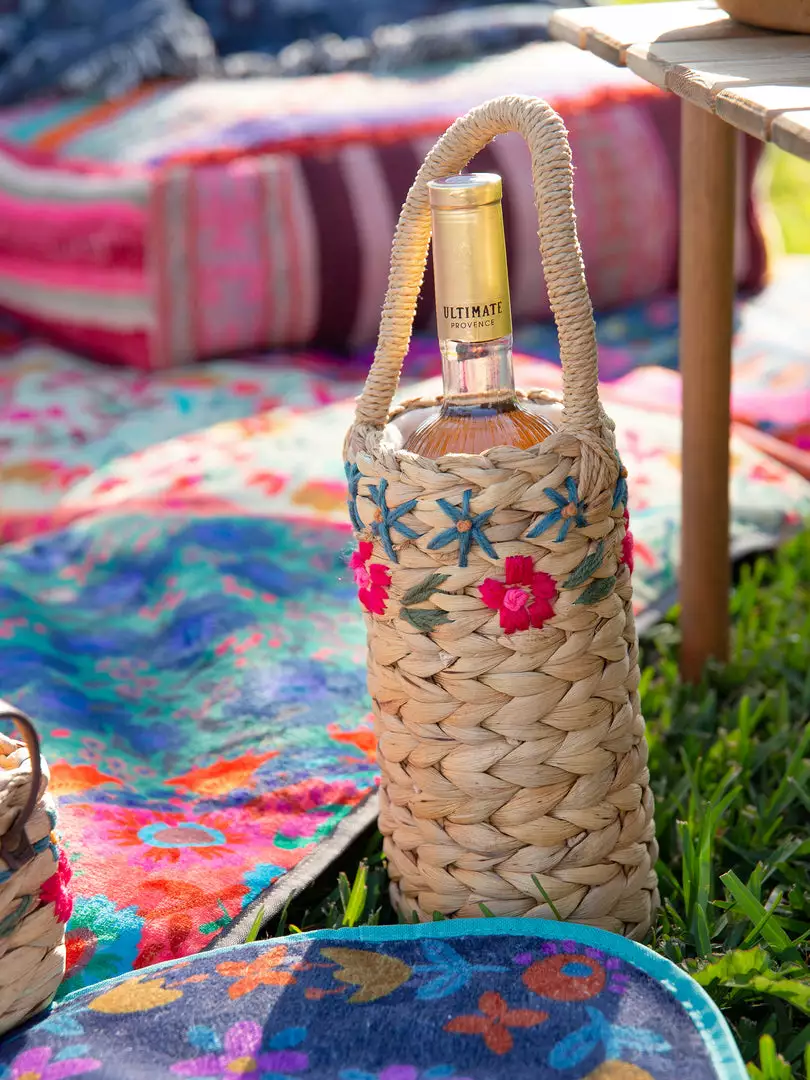 Natural Life HOME & LIVING Nantucket Wine Basket 6 Natural Life HOME & LIVING Nantucket Wine Basket