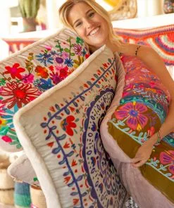 Natural Life Back To Campus XL Faux Fur Pillow