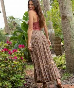 Natural Life CLOTHES Prairie Smocked Skirt