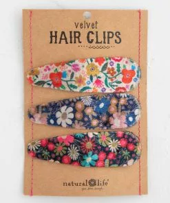 Natural Life Floral Hair Clips Set