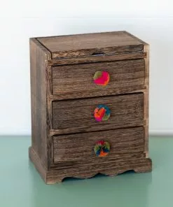 Natural Life Pom Pom Jewelry Box