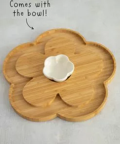 Natural Life SUMMER SHOP Bamboo Serving Board