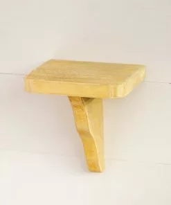 Natural Life Wooden Wall Shelf Back To Campus