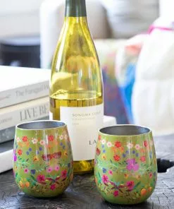Natural Life Set Of 2 Wine Tumblers