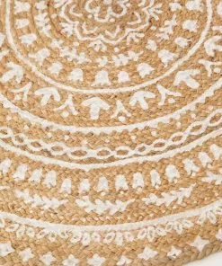 Natural Life Printed Jute Rug Back To Campus