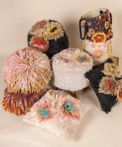 Natural Life Ziggy Shag Stool