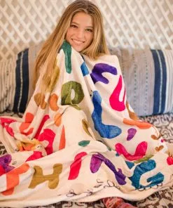 Natural Life Back To Campus Tapestry Blanket