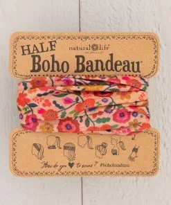 Natural Life Floral Half Boho Bandeau ACCESSORIES