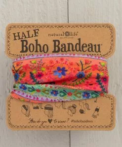 Natural Life Border Print Half Boho Bandeau 39 Natural Life Border Print Half Boho Bandeau