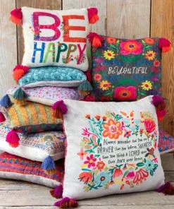 Natural Life Cozy Pillow Back To Campus