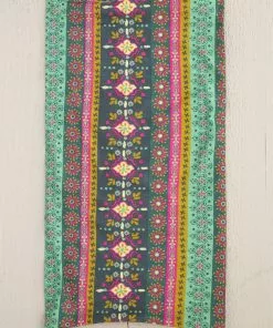 Natural Life Border Print Boho Bandeau Accessories