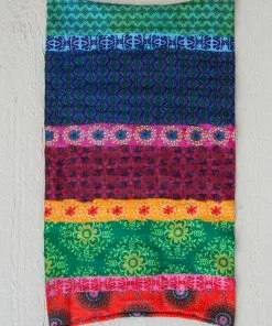 Natural Life Border Print Boho Bandeau Accessories