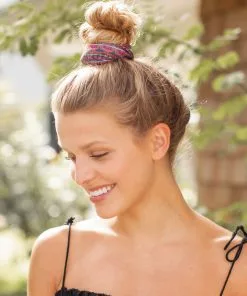 Natural Life Border Print Boho Bandeau Accessories