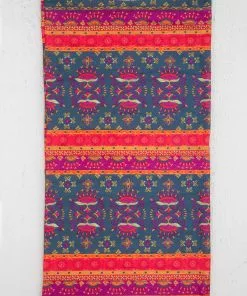 Natural Life Border Print Boho Bandeau Accessories