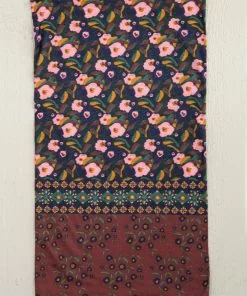 Natural Life Border Print Boho Bandeau Accessories